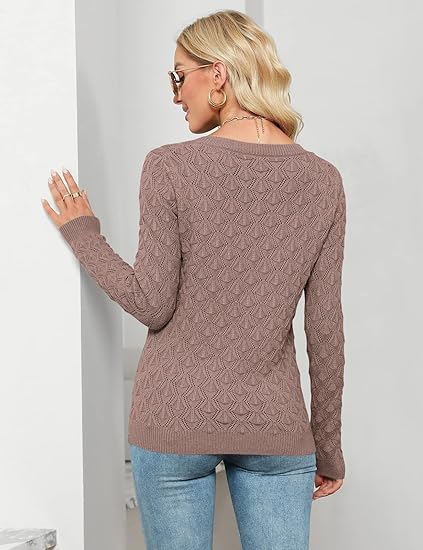 Women's Square Neck Pullover Sweater