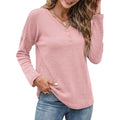 Women's Long Sleeve Waffle Knit Sweaters